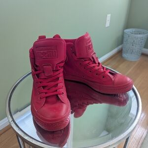 Converse All Star High Top Sneakers - Red